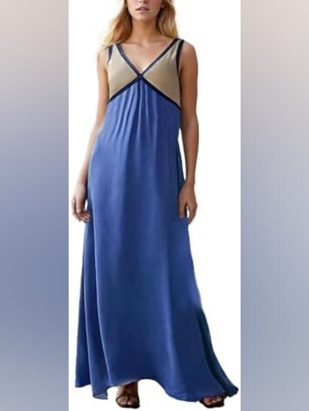 Beach Dress Small Blue Boho Resort Wear
